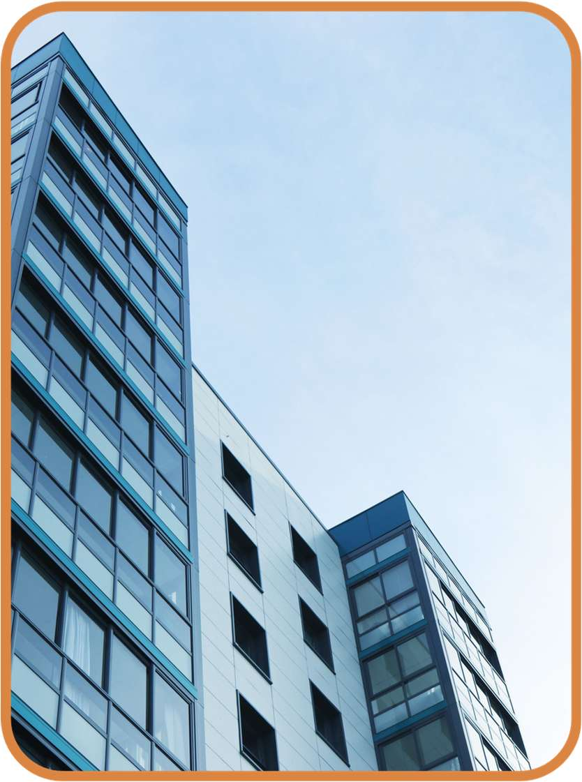 Modern commercial building